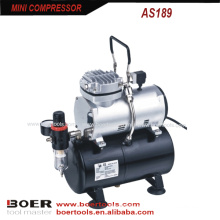 1 / 6HP Mini Compressor de ar com tanque de 3L